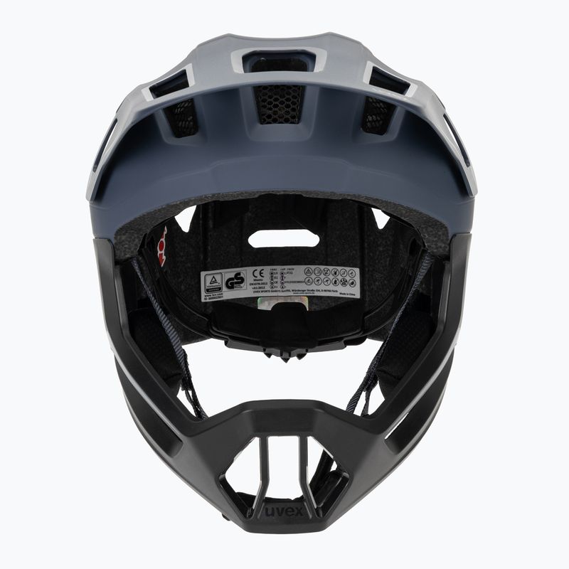 Шолом велосипедний дитячий UVEX React Fullface Jr dusk blue matt 2