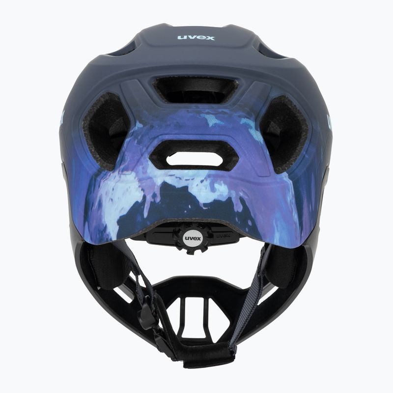 Шолом велосипедний дитячий UVEX React Fullface Jr dusk blue matt 4