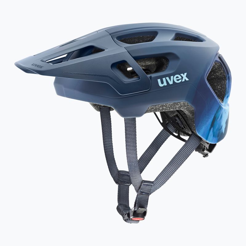 Шолом велосипедний дитячий UVEX React Fullface Jr dusk blue matt 2