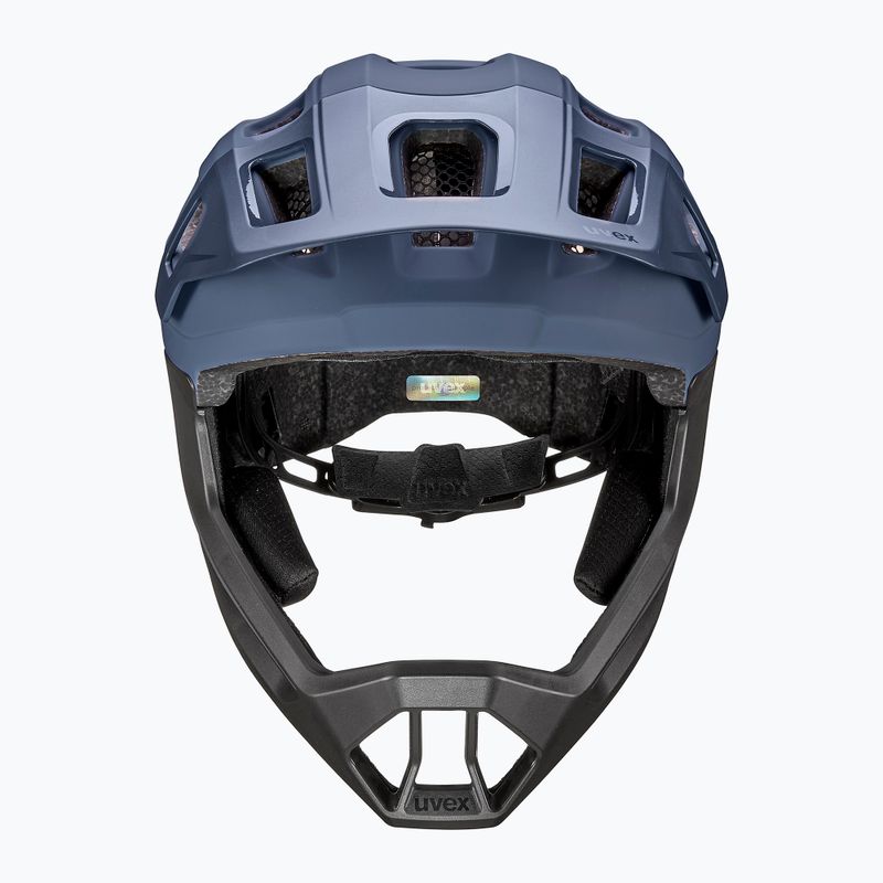 Шолом велосипедний дитячий UVEX React Fullface Jr dusk blue matt 3