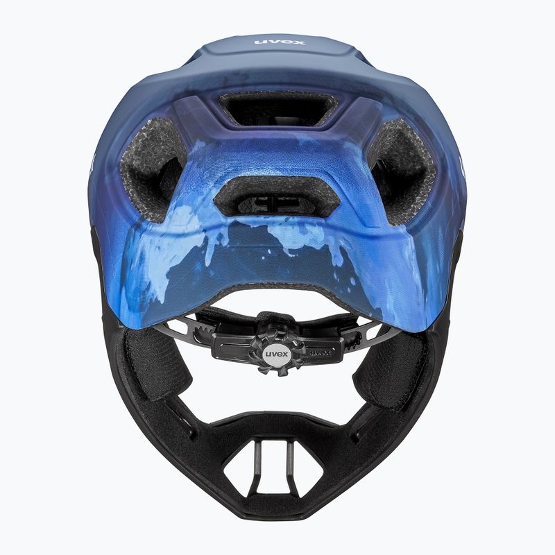 Шолом велосипедний дитячий UVEX React Fullface Jr dusk blue matt 4