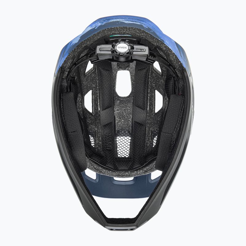 Шолом велосипедний дитячий UVEX React Fullface Jr dusk blue matt 6