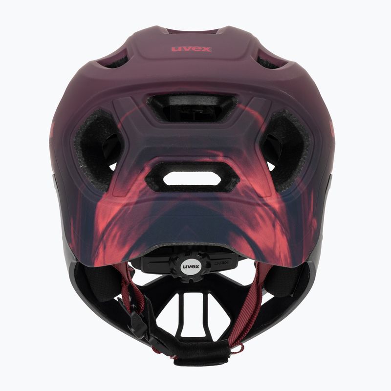 Шолом велосипедний дитячий UVEX React Fullface Jr cranberry matt 4