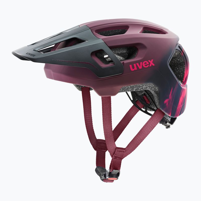 Шолом велосипедний дитячий UVEX React Fullface Jr cranberry matt 2