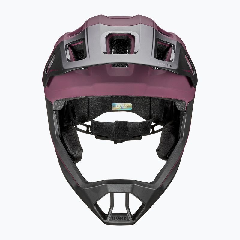 Шолом велосипедний дитячий UVEX React Fullface Jr cranberry matt 3