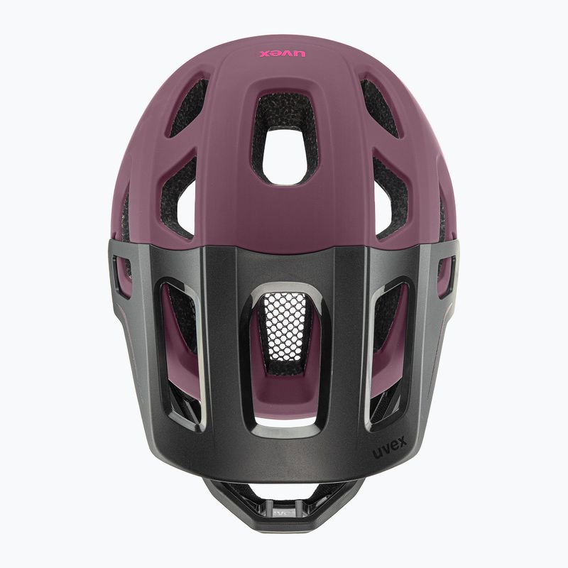 Шолом велосипедний дитячий UVEX React Fullface Jr cranberry matt 5