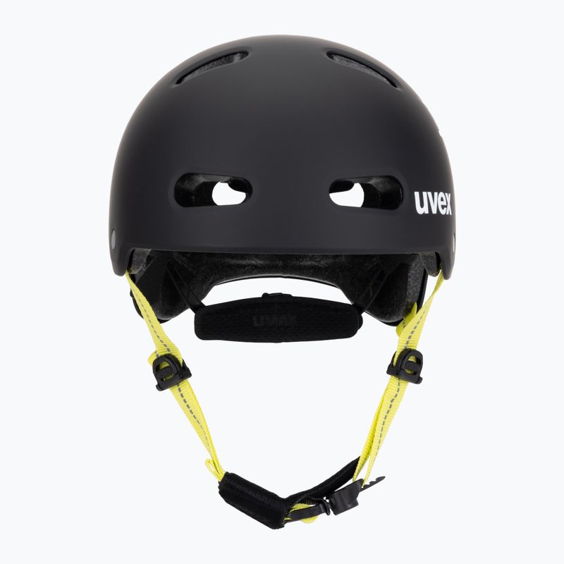 Шолом дитячий UVEX Kid 4 Style bam black/lime matt 2