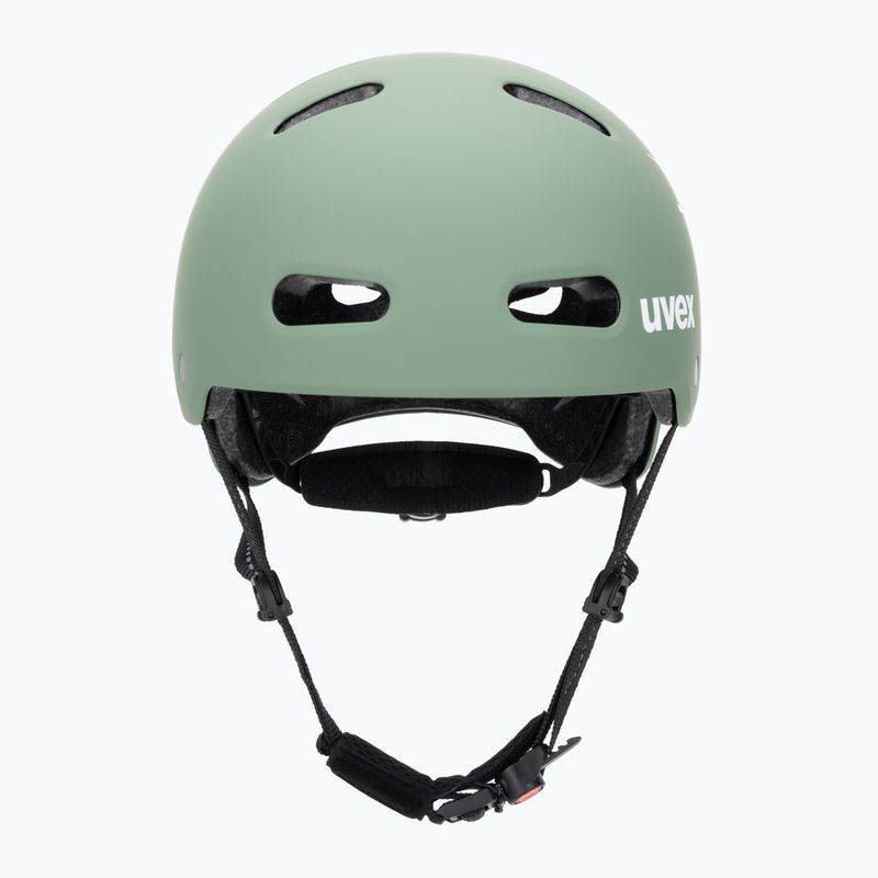 Шолом дитячий UVEX Kid 4 Style bam moss green/papaya matt 2