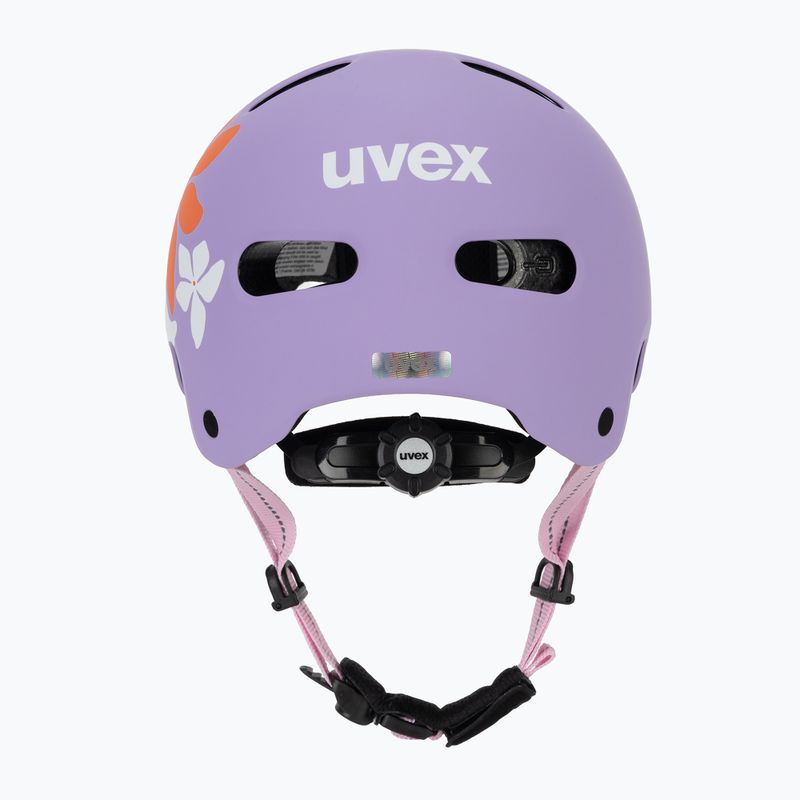 Шолом дитячий UVEX Kid 4 Style flower lilac matt 4