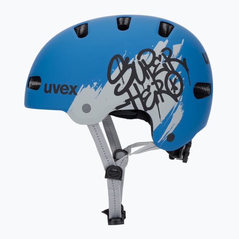 Шолом дитячий UVEX Kid 4 Style super hero blue matt 3