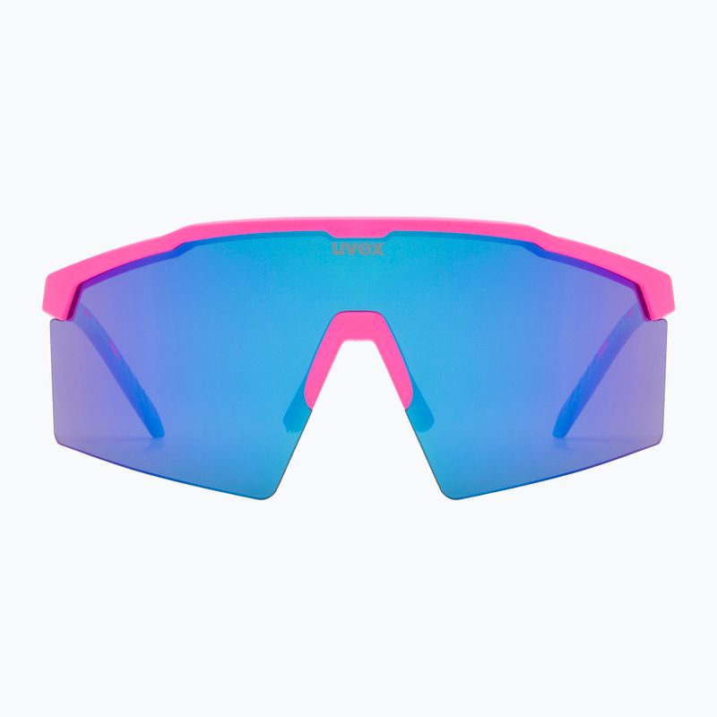 Окуляри сонцезахисні UVEX Flowline pink matt/mirror blue 3