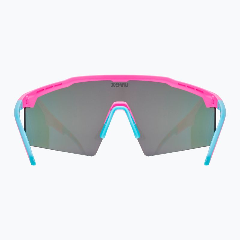 Окуляри сонцезахисні UVEX Flowline pink matt/mirror blue 4