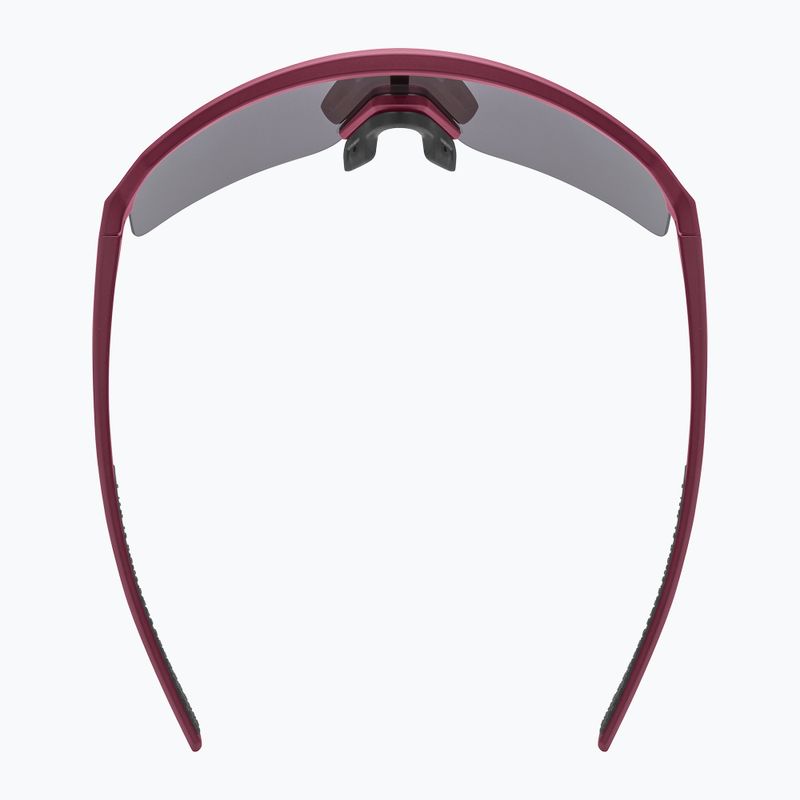 Окуляри сонцезахисні UVEX Ramp burgundy matt/mirror rose 5