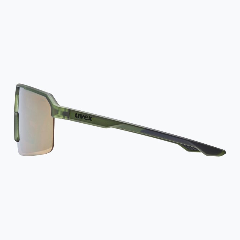 Окуляри сонцезахисні UVEX Ramp olive matt/mirror gold 2