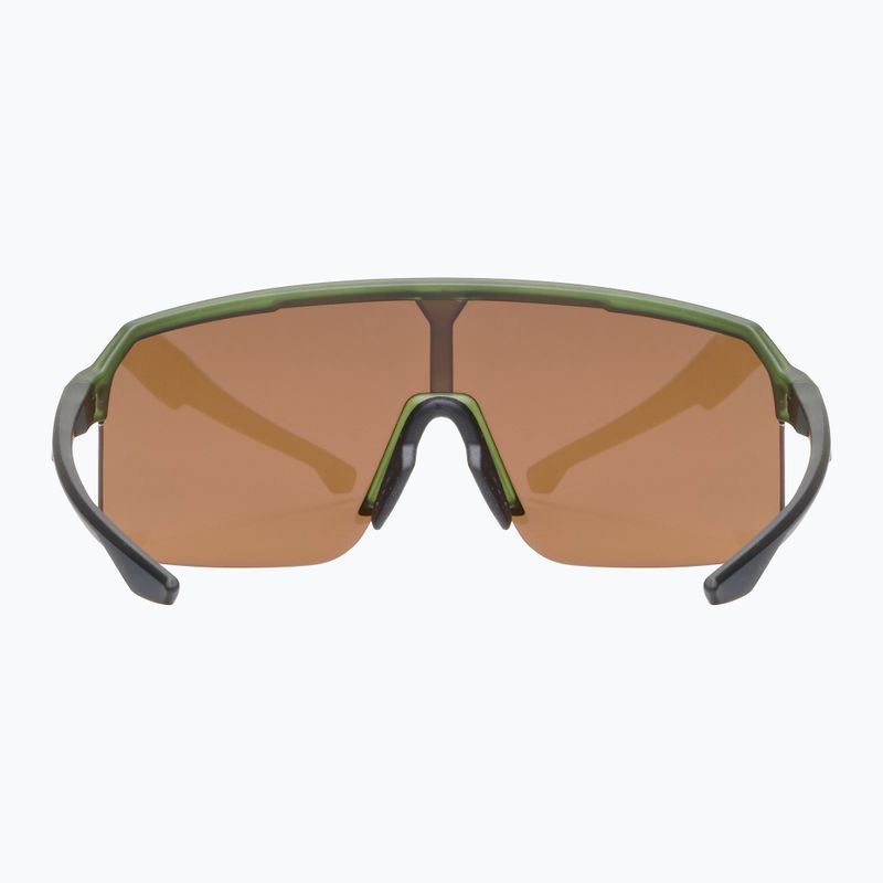 Окуляри сонцезахисні UVEX Ramp olive matt/mirror gold 4