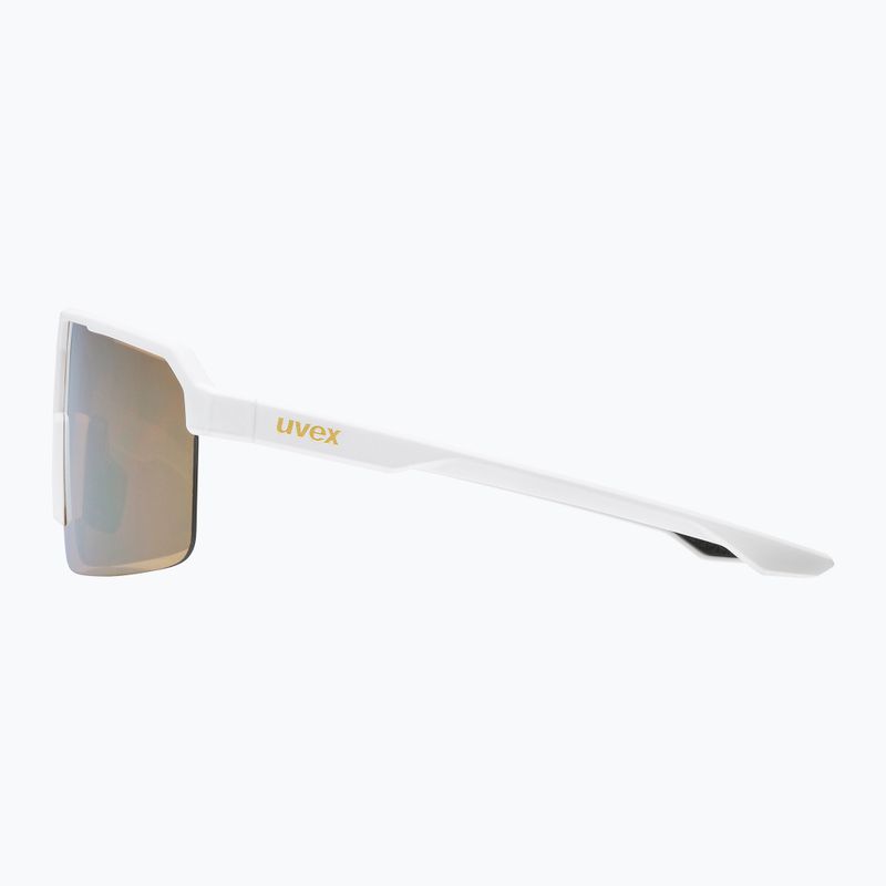 Окуляри сонцезахисні UVEX Ramp white matt/mirror gold 2