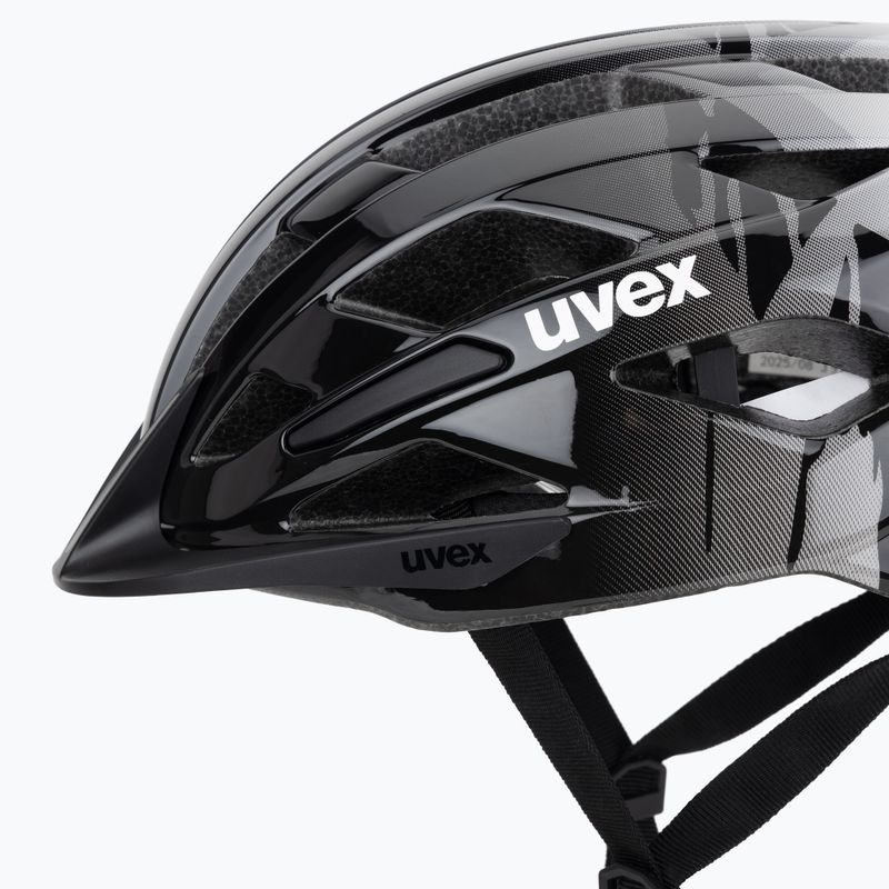 Шолом велосипедний дитячий UVEX Air Wing 2 warm grey/black 7
