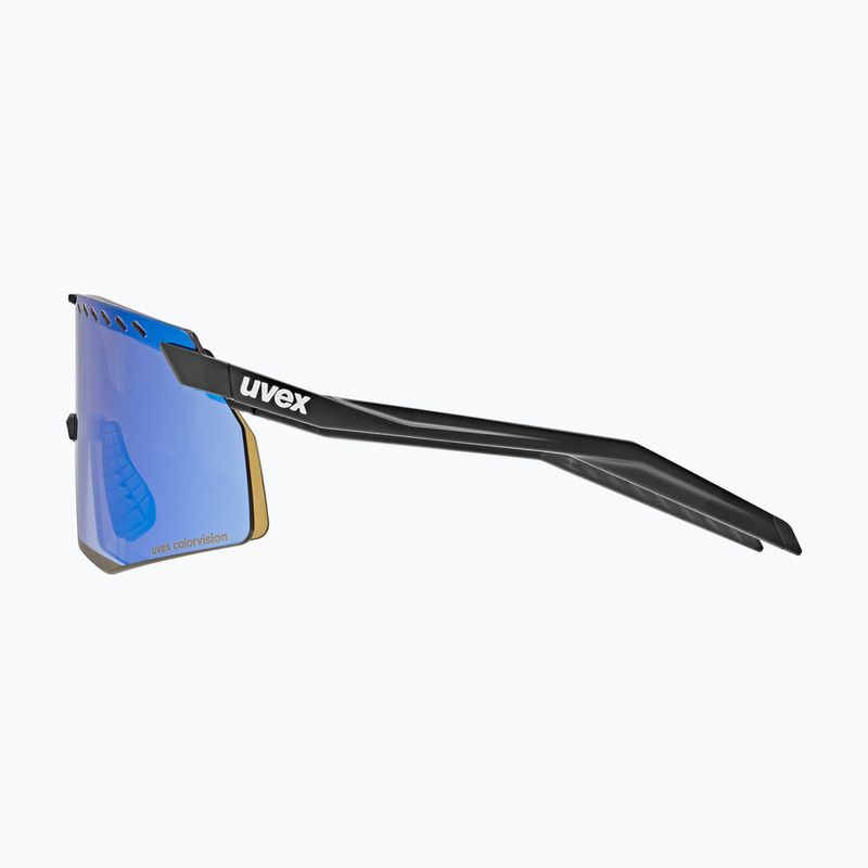 Окуляри сонцезахисні UVEX Pace Stage CV black matt/mirror blue 3