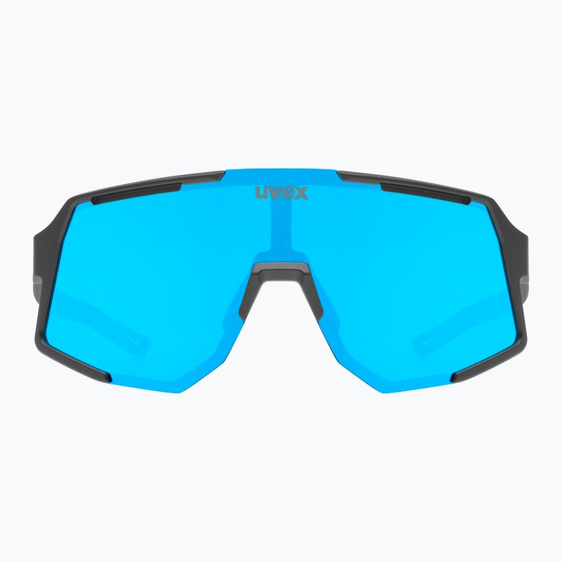 Окуляри сонцезахисні UVEX Sequenze black matt/mirror blue 3