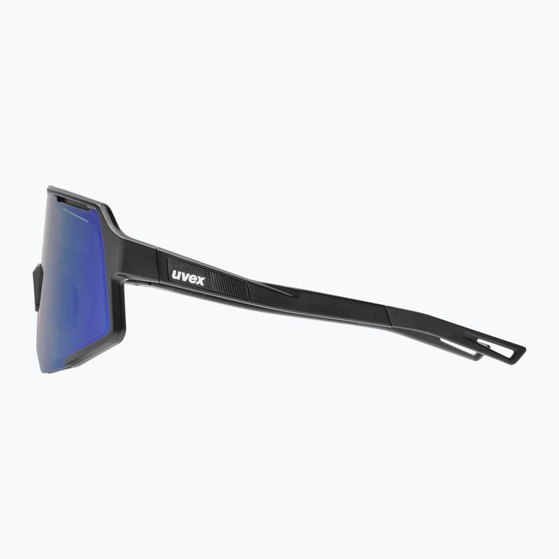 Окуляри сонцезахисні UVEX Sequenze black matt/miror green 2