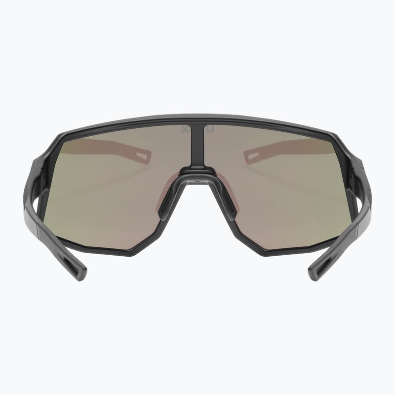 Окуляри сонцезахисні UVEX Sequenze black matt/miror green 4