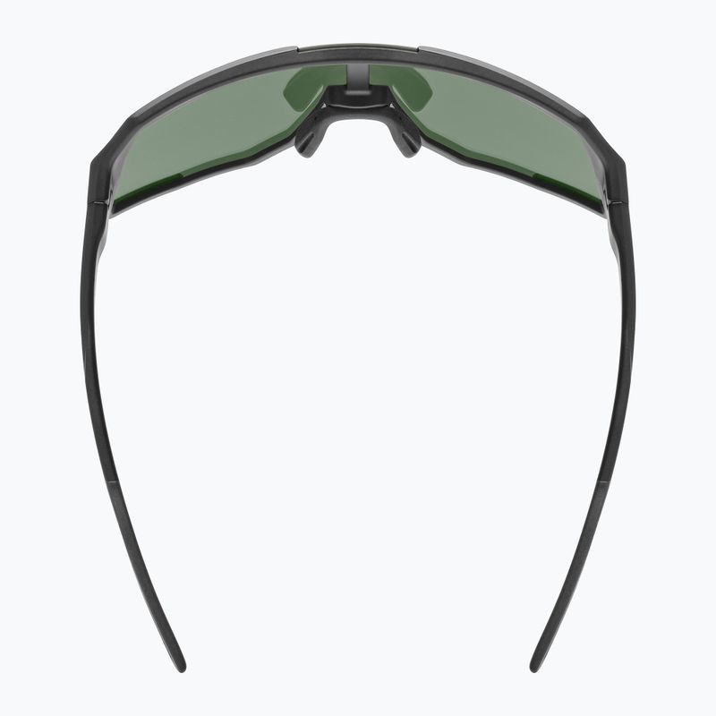 Окуляри сонцезахисні UVEX Sequenze black matt/miror green 5