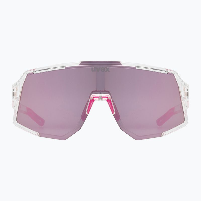 Окуляри сонцезахисні UVEX Sequenze clear/mirror pink 3