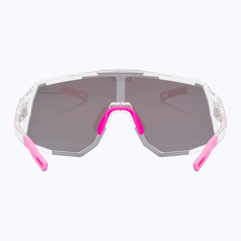 Окуляри сонцезахисні UVEX Sequenze clear/mirror pink 4