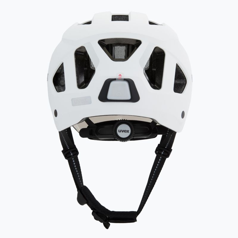 Шолом велосипедний UVEX Stride Visor white matt/lite mirror silver 4