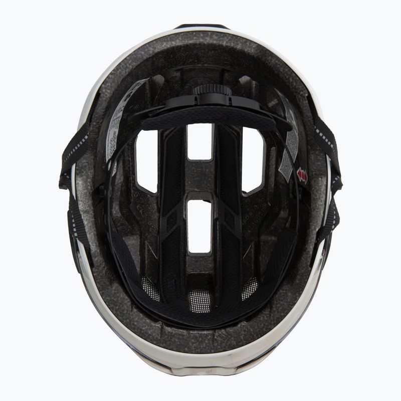 Шолом велосипедний UVEX Stride Visor white matt/lite mirror silver 5