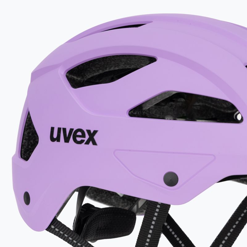 Шолом велосипедний UVEX City Stride lilac matt 7