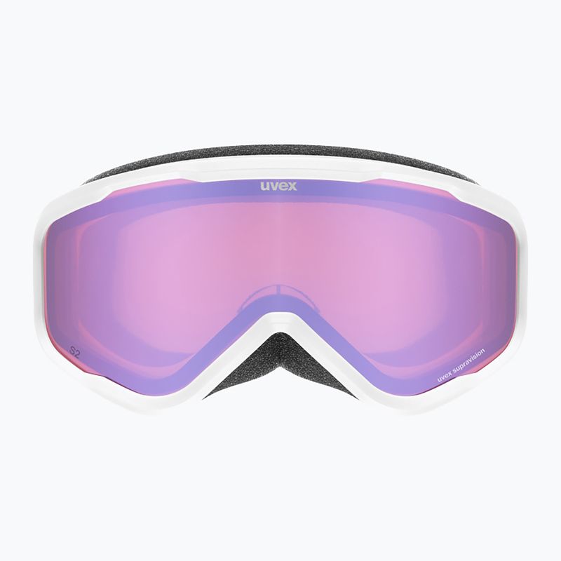 Окуляри лижні дитячі UVEX Speedy Nova FM S2 white matt/mirror rose 2