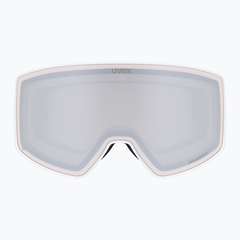 Окуляри лижні UVEX Scenic P S0-S4 white matt/mirror silver/pola 2