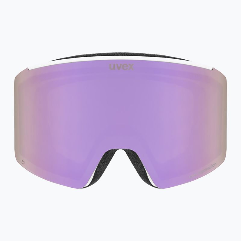 Окуляри лижні UVEX Ignite FM S3 white matt/mirror rose 2