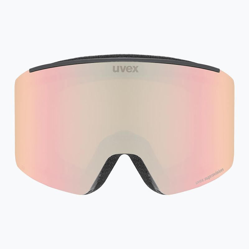 Окуляри лижні UVEX Ignite FM S3 black matt/mirror rose 2