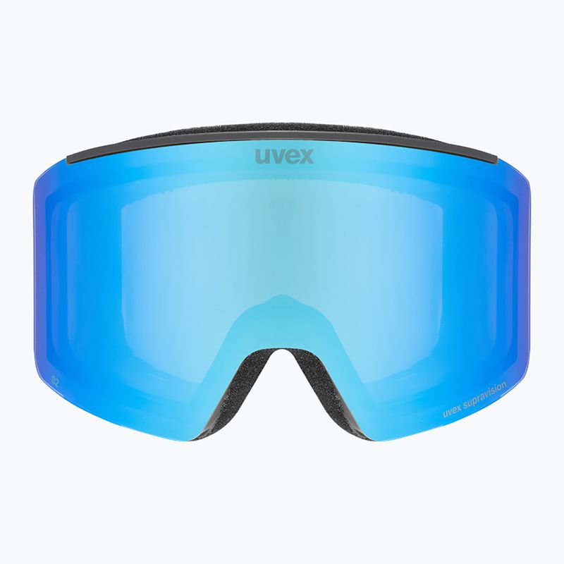 Окуляри лижні UVEX Ignite FM S3 black matt/mirror blue 2
