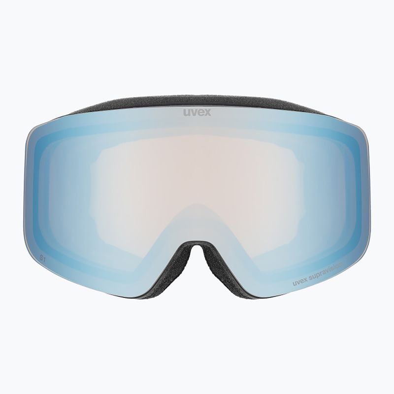 Окуляри лижні дитячі UVEX Pwdr FM Jr S2 black matt/mirror sapphire 2