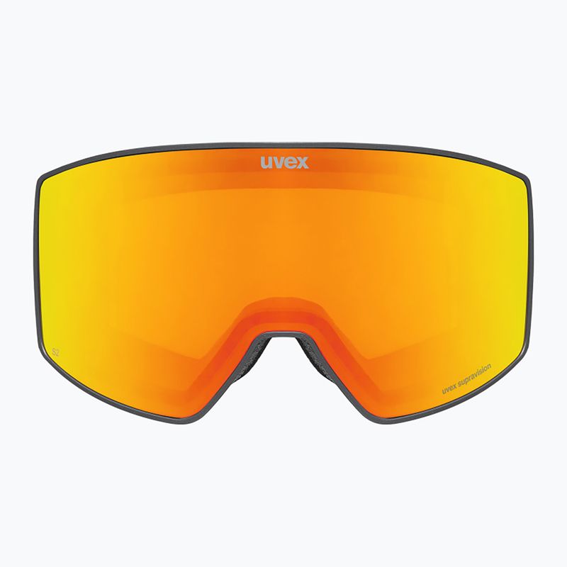 Окуляри лижні UVEX Scenic FM S2 black matt/mirror red 2