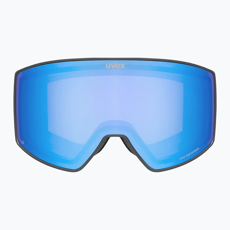 Окуляри лижні UVEX Scenic FM S2 black matt/mirror blue 2