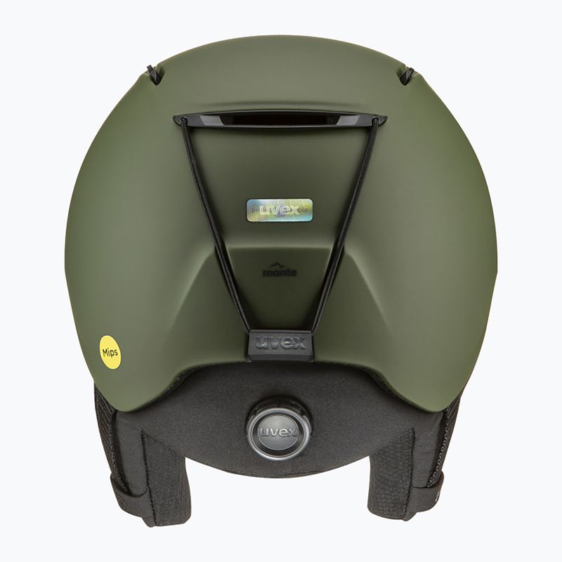 Шолом лижний UVEX Monte LT MIPS khaki matt 3