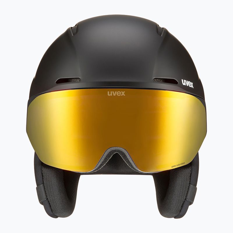 Шолом лижний UVEX Horizon CV black/khaki matt 2