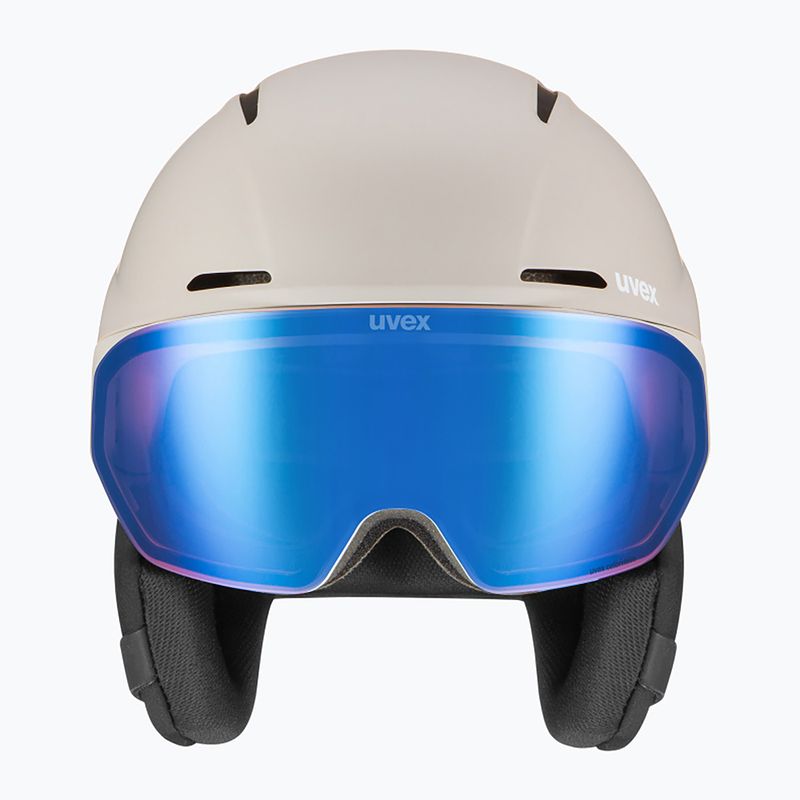 Шолом лижний UVEX Horizon CV MIPS warm grey matt 2