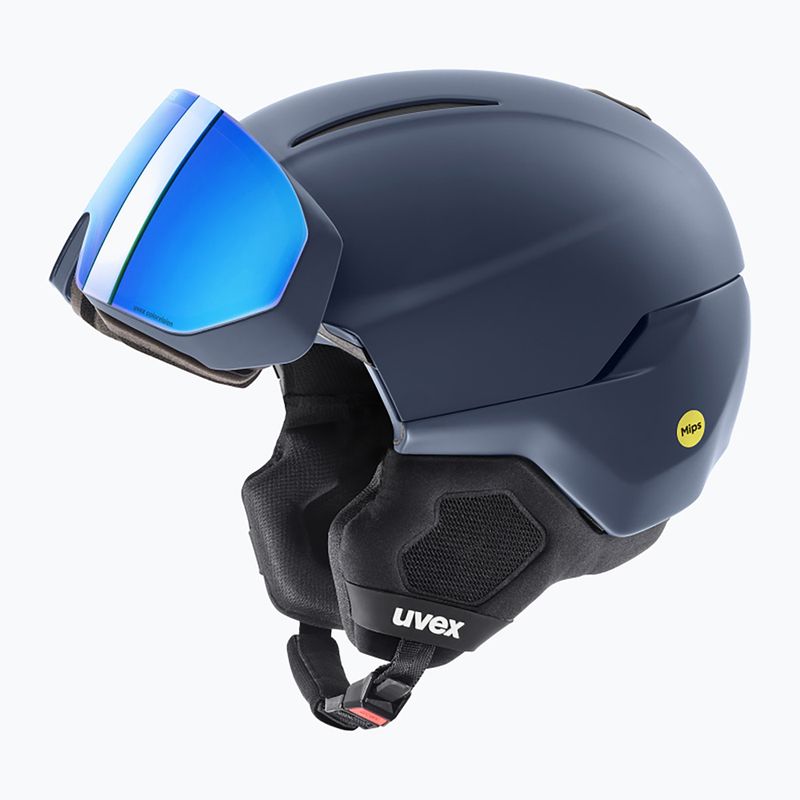 Шолом лижний UVEX Horizon CV MIPS dusk blue matt 6
