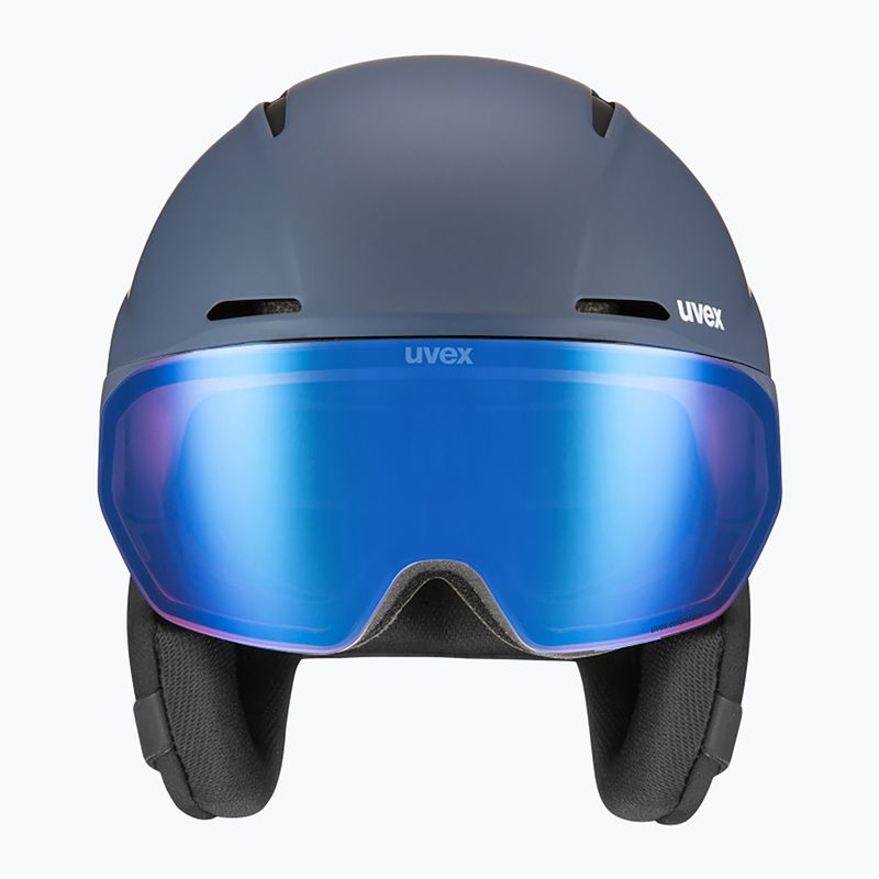 Шолом лижний UVEX Horizon CV dusk blue matt 2