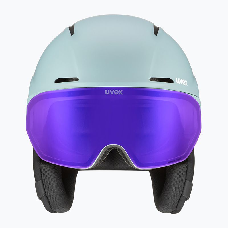 Шолом лижний UVEX Horizon CV oxid green matt 2