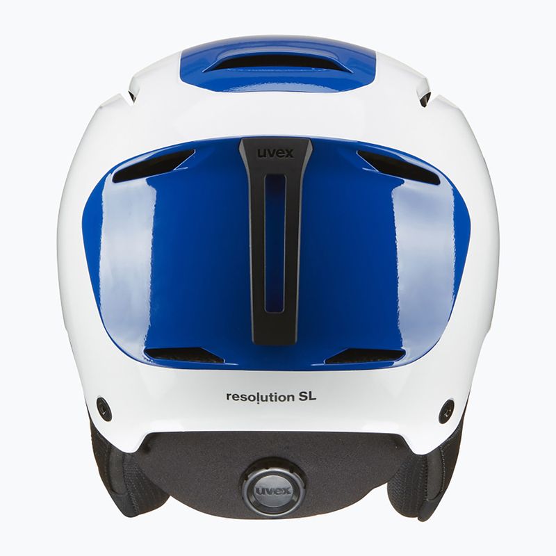 Шолом лижний UVEX Resolution SL white/blue 3
