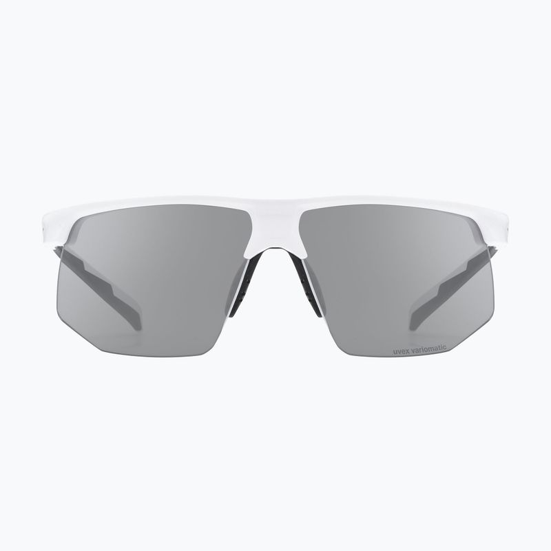 Окуляри сонцезахисні UVEX Aerios Small V white matt/smoke 2