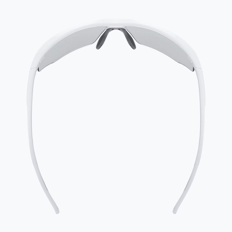 Окуляри сонцезахисні UVEX Aerios Small V white matt/smoke 4