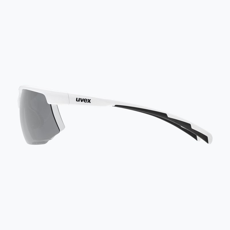Окуляри сонцезахисні UVEX Aerios Small V white matt/smoke 5