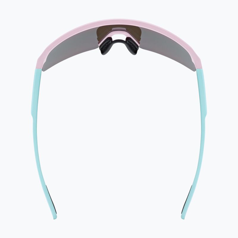 Окуляри сонцезахисні дитячі UVEX Dyrt Jr pink/green matt/mirror pink 4